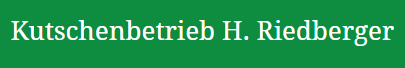 Kutschenbetrieb