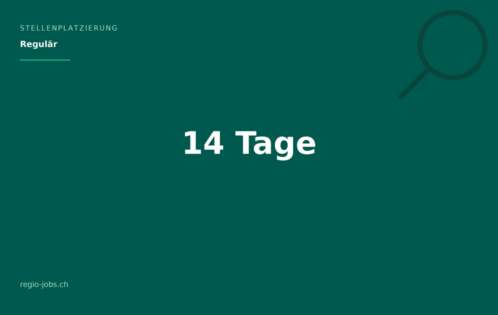Stellenplatzierung - Regulär | 14 Tage